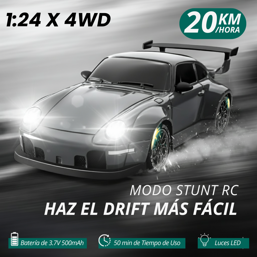 Coche de deriva a control remoto 1:24