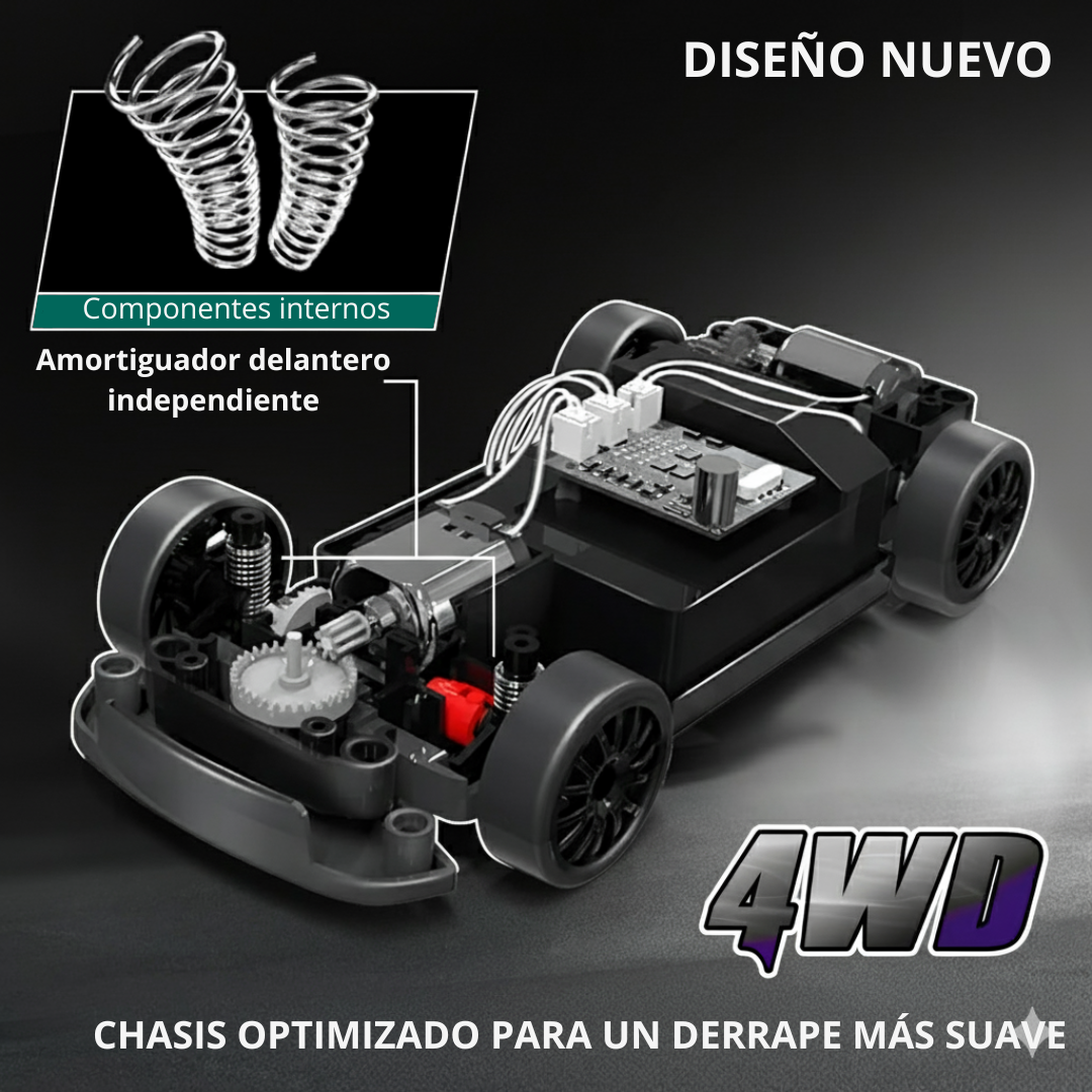 Coche de deriva a control remoto 1:24